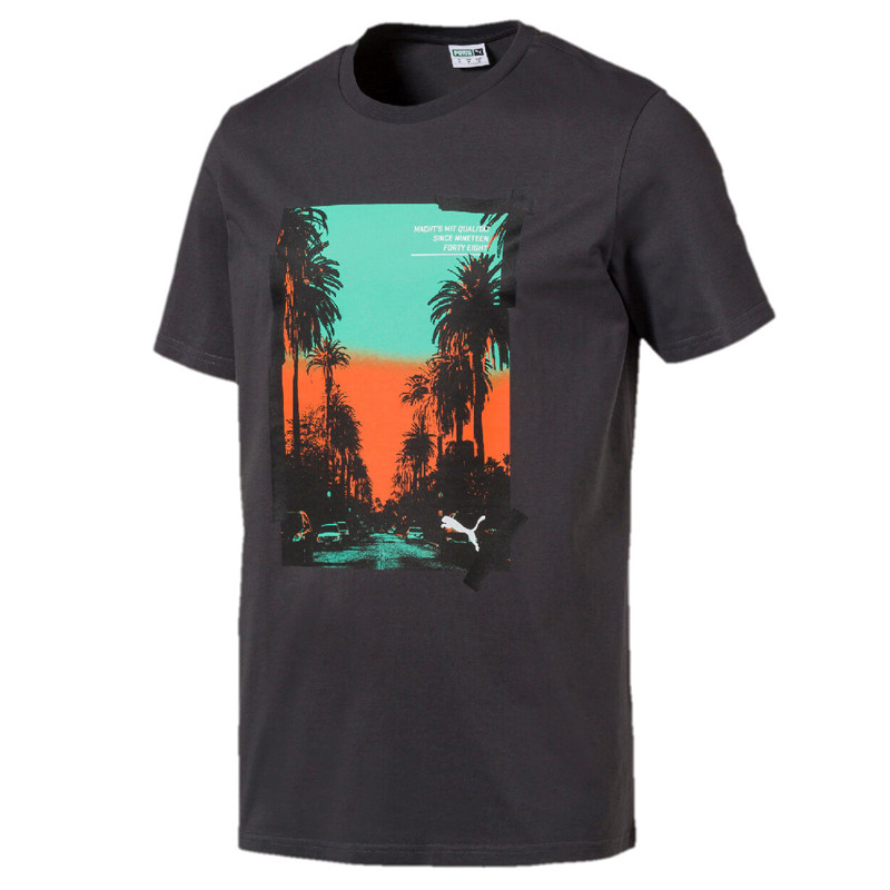 BAJU SNEAKERS PUMA Graphic Palms Photo Tee